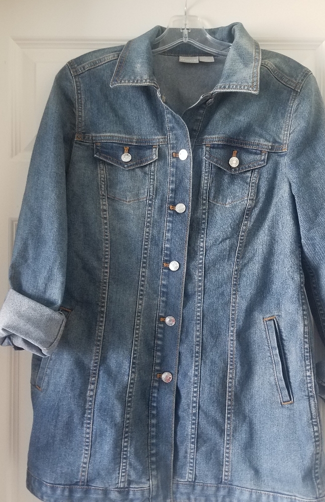 Chicos elongated Denim jacket